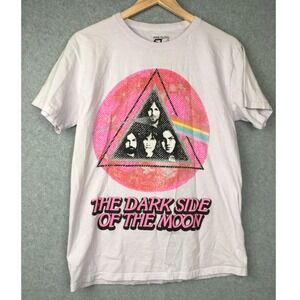 Pink Floyd Dark Side of the Moon 50th Anniversary T-Shirt Mens Medium Lavender